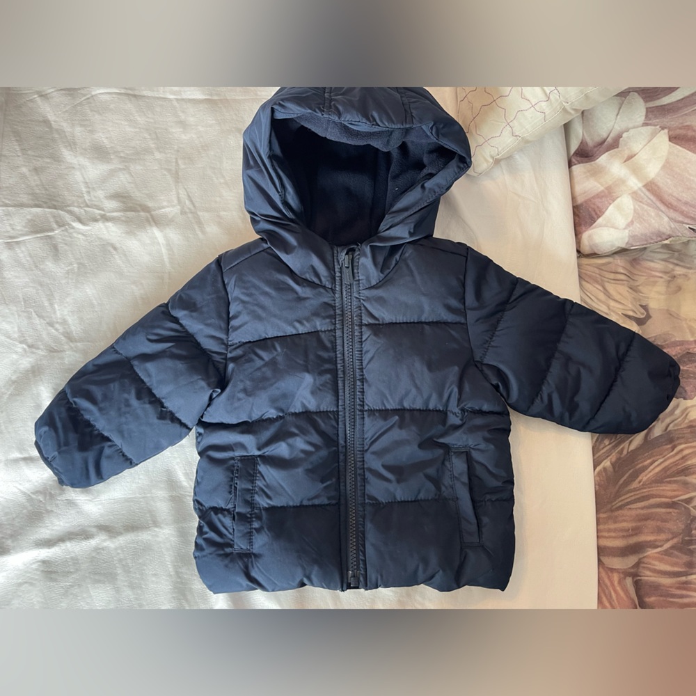 Old Navy Dark Blue Hooded Jacket